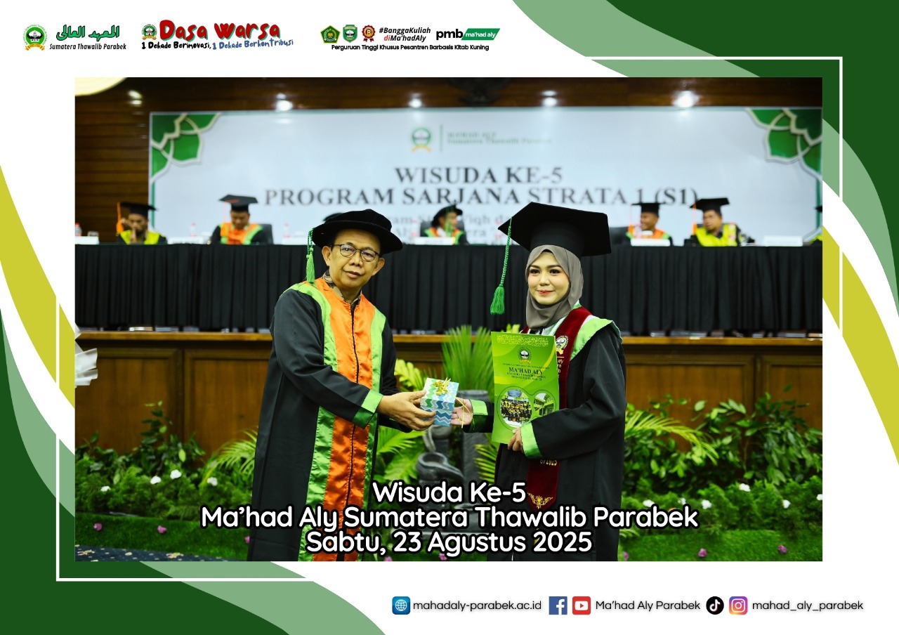 Wisuda Ke-5 Ma'had Aly Sumatera Thawalib Parabek