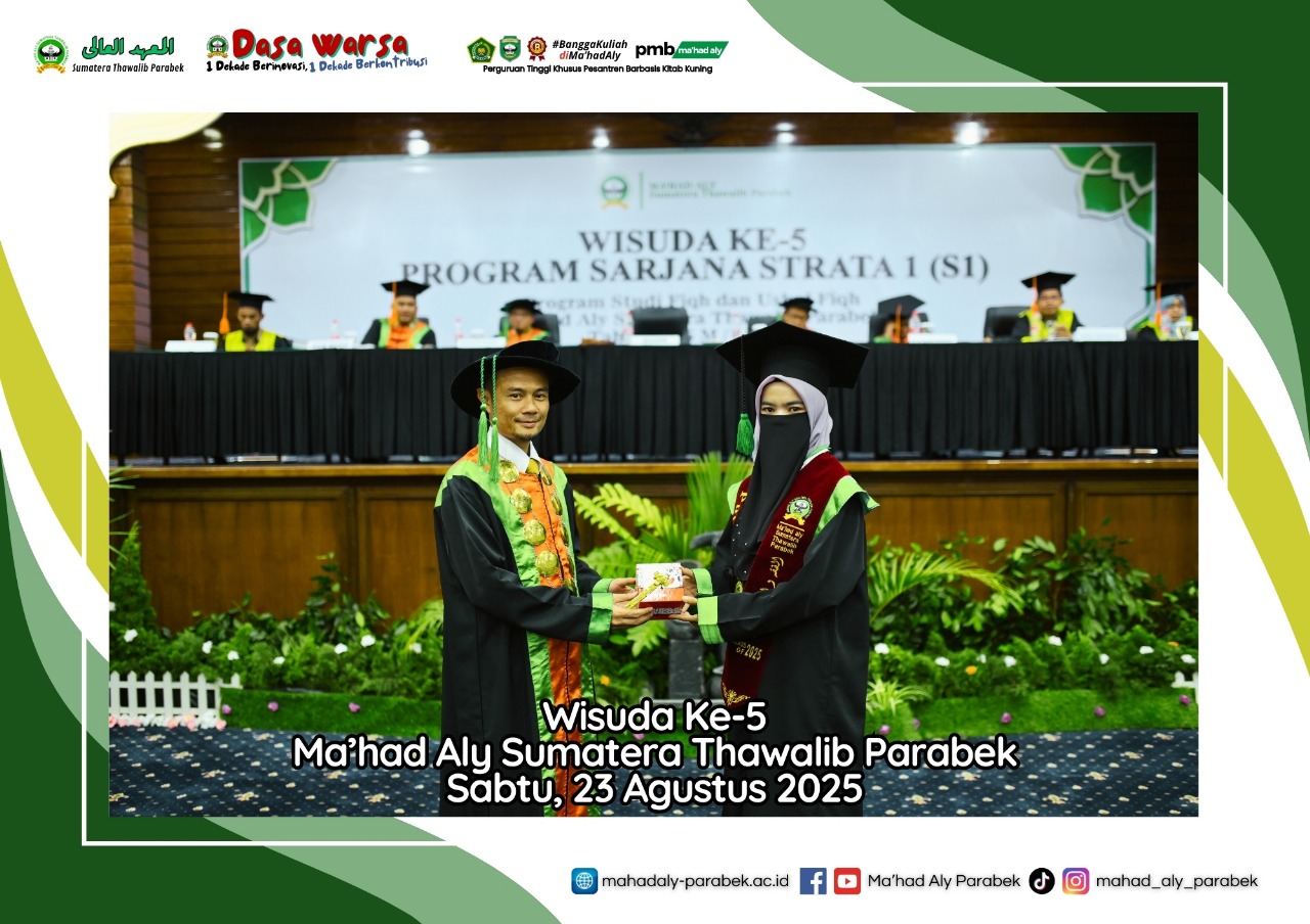 Wisuda Ke-5 Ma'had Aly Sumatera Thawalib Parabek